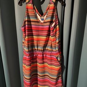 KAVU Ensenada Dress / Quick Dry V Neck Sleeveless / Women's size XL